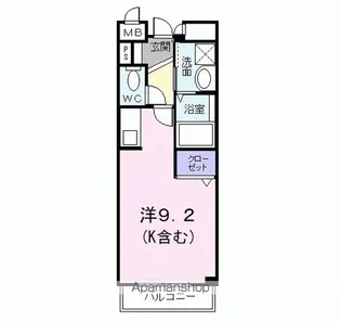 コンコールディア【3階】の間取り