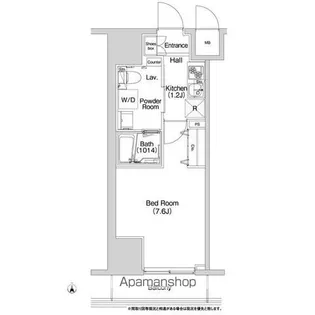 コンフォリア上野入谷【3階】の間取り