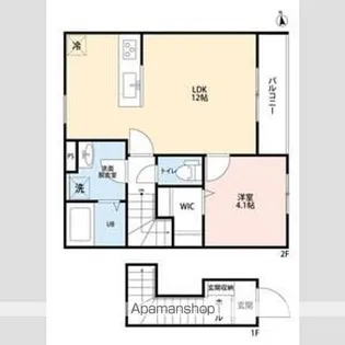リーブルファイン羽村羽中【2階】の間取り