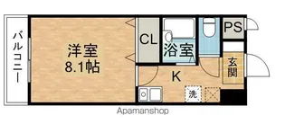 コートシャンベル【3階】の間取り