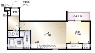 ポルボロン【1階】の間取り