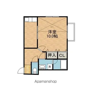 グリーンコーポカシマ【102号室】の間取り