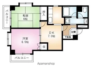 エスペランサ平野【307号室】の間取り