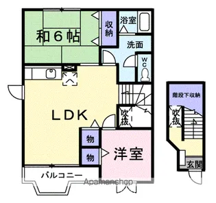 パルテール【2階】の間取り