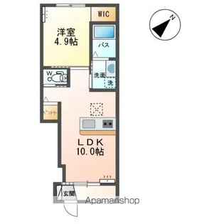 ラ・カンパニュラⅠ【1階】の間取り