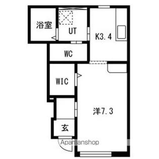 シエール【1階】の間取り