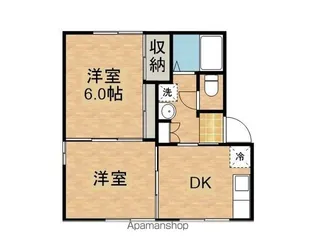 DIAS太田A【102号室】の間取り