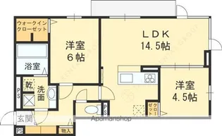 DーROOM御厨中【3階】の間取り