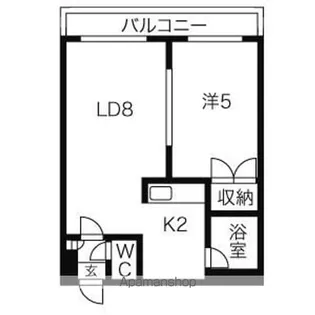 セントポーリア参番館【5階】の間取り