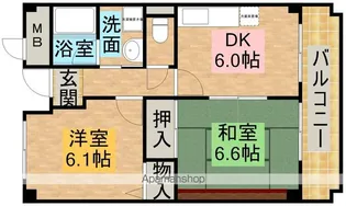 エトワール泉大津【2階】の間取り