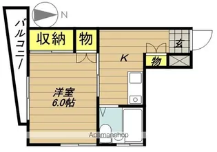笹ライトグリーンシティー【201号室】の間取り