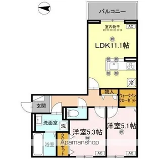 グラシア春日【2階】の間取り