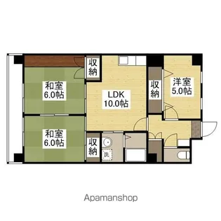 クレールマスダ【2階】の間取り