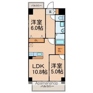 アルファード【201号室号室】の間取り