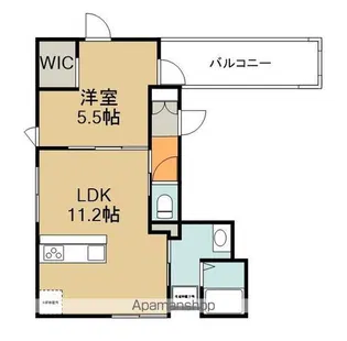 エルメゾンなごみ【4階】の間取り