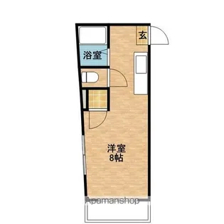 グランディオーズ宇宿【410号室】の間取り