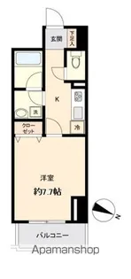 KDX定禅寺通レジデンス【13階】の間取り