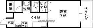 ドムスOGAWA【208号室】の間取り