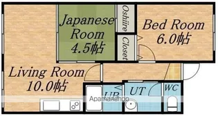 ファンタジア発寒【101号室号室】の間取り