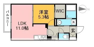 ベレオディアマン【1階】の間取り