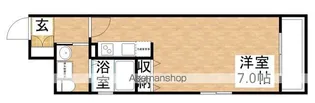 レジュールアッシュ江坂【7階】の間取り