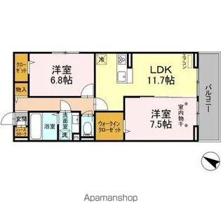 PERA【2階】の間取り