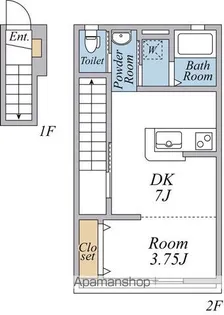 OHANA HOUSE 4T【2階】の間取り