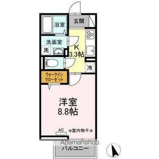 ルミエール武田【3階】の間取り