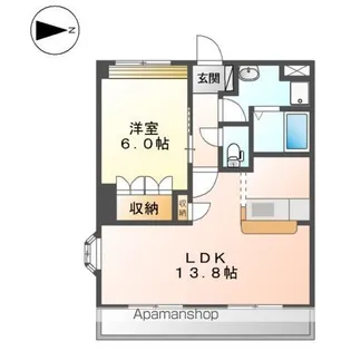 ルミナスヴィラF【2階】の間取り