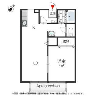 スクウェアパレス W【201号室号室】の間取り