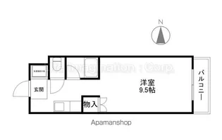 カルテットKOBORI B棟【4階】の間取り