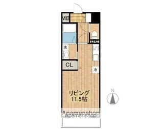 宮崎ミッドタウンツインタワーマハロ【1階】の間取り