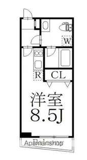 ヴェールコート東山【5階】の間取り