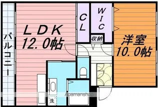 パティエール上本郷【4階】の間取り