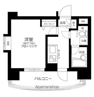 グリアス横浜・ウエストフォルム弐番館【3階】の間取り