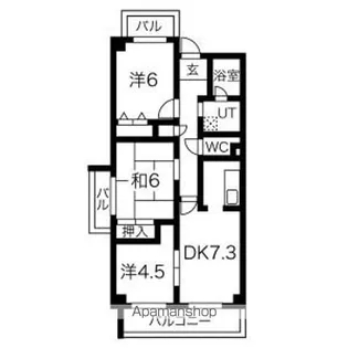 メゾンソフィア【4階】の間取り