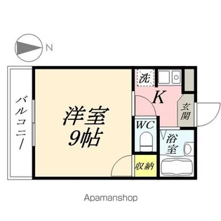 ウィステリア【303号室】の間取り