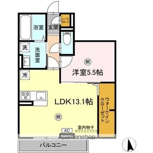 ティアラA【3階】の間取り