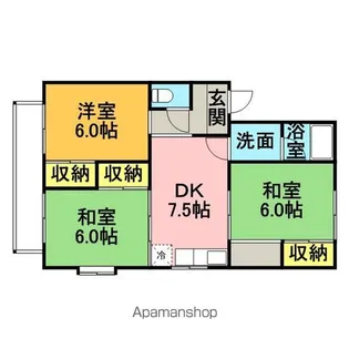 ハッピータウン1【1階】の間取り