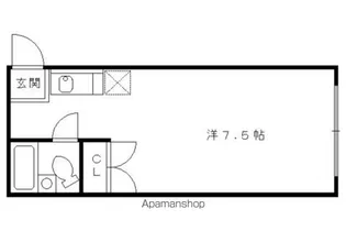 ルミナス桂【1階】の間取り