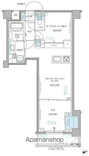 パークアクシス文京本郷【4階】の間取り