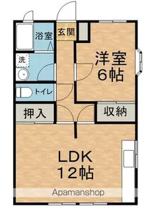 メゾンシンフォニー【103号号室】の間取り