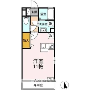 ランピオーネ【1階】の間取り