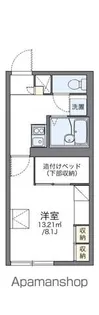 レオパレスコルティーレⅡ【105号室】の間取り