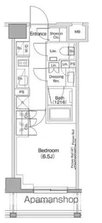 ザ・パークハビオ神泉【3階】の間取り