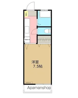 ヴィクトリーオーサワ【105号室】の間取り