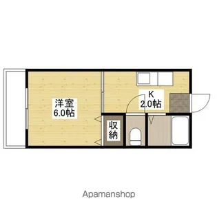 キャッスル21【2階】の間取り
