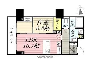 ナナアーク荒町【4階】の間取り