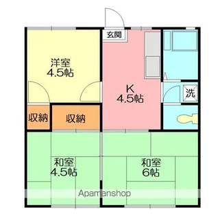 中村ハイツ【2階】の間取り