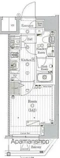 リライア横濱大通り公園【8階】の間取り